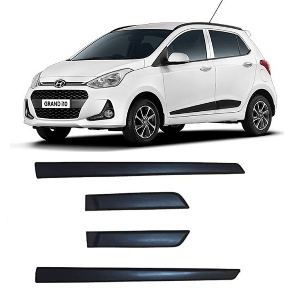 Side Door Beading Door Protector Accessories for Grand i10 Black